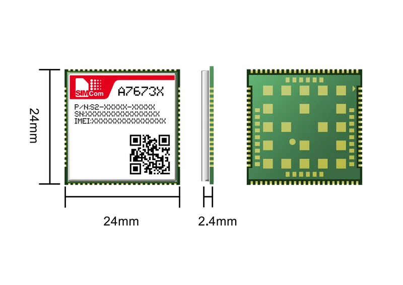 A7673E-MAMS • LTE CAT1 Bis Module with GNSS