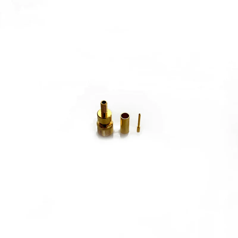 MICRO-65-02-L-TGG • Microdot crimp plug RG174