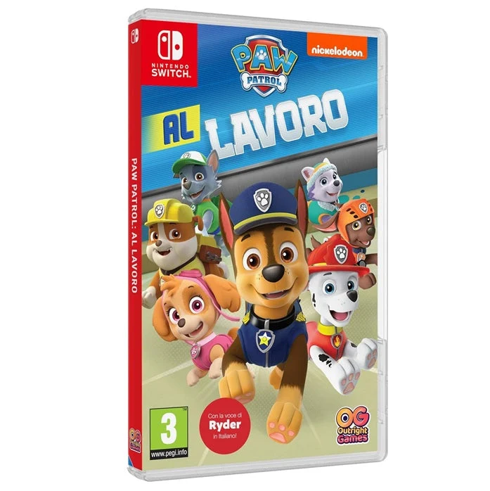 Paw Patrol On A Roll! Al Lavoro Nintendo Switch Eu Ita Gioco Nuovo CIAB