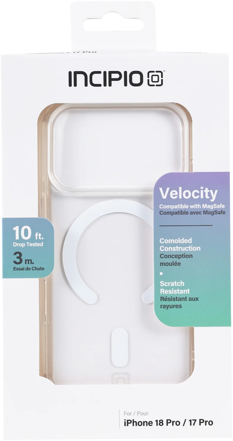 Incipio Velocity MagSafe Compatible iPhone 18 Pro / 17 Pro Case Clear