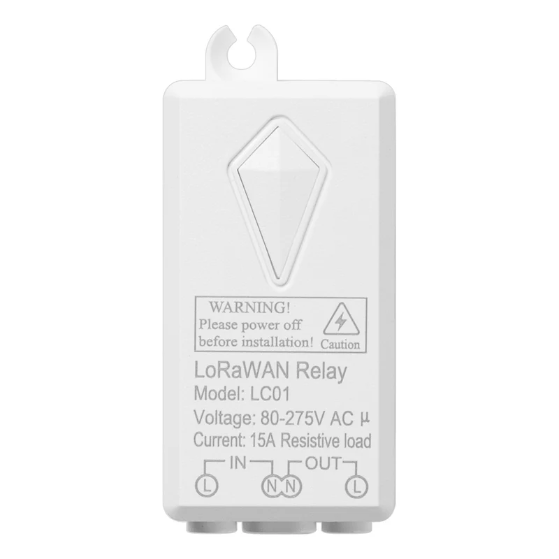 LC01 • LoRaWAN Smart Relay, 80-275VAC, 15A