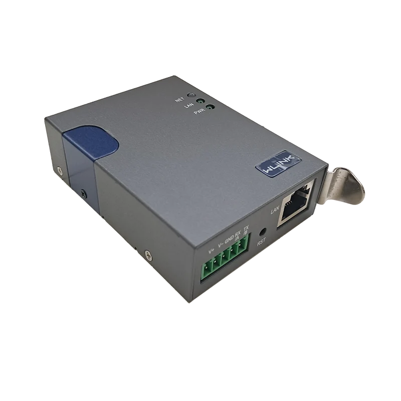 WL-R100LAD/SP • W-Link Low Cost LTE/4G Router without Power Supply, with Side DIN Rail Clip