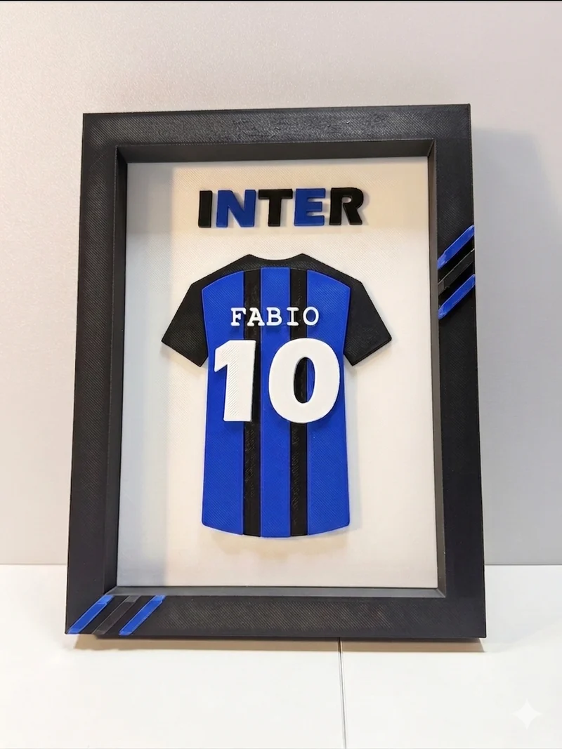 Cornice Porta-Maglia 3D Personalizzabile