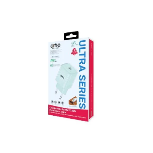 Alimentatore PD20W - Type-c VERDE
