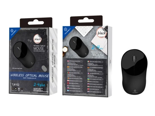 Mouse wireless nero Tj6102 2.4Ghz