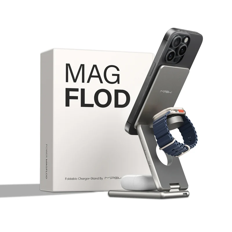 Power Cube MagFLOD for iPhone, AirPods, & Apple Watch