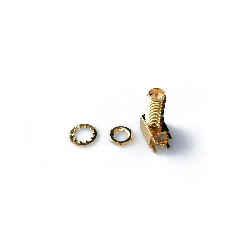 SMA-02-148-TGG • SMA RIGHT ANGLE JACK REV POL (R/P)