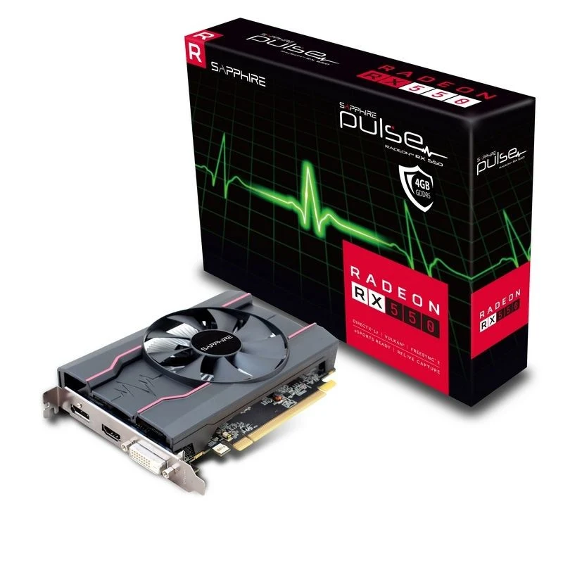 SCHEDA VIDEO 4 GB SAPPHIRE RX 550 PULSE DDR5