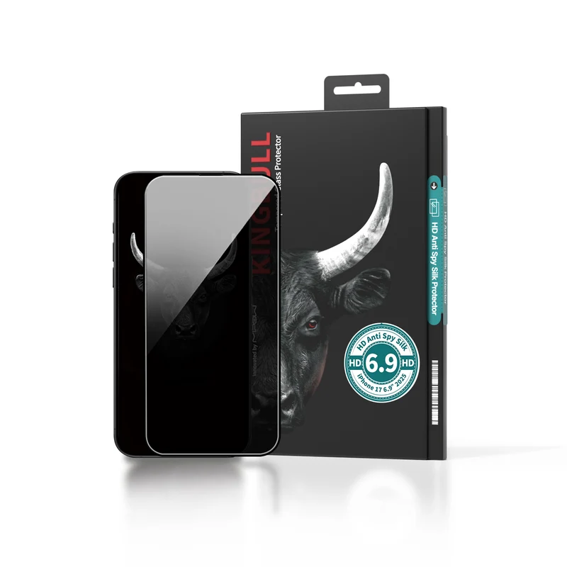 HD Anti-Spy Premium Silk Tempered Glass for iPhone 17