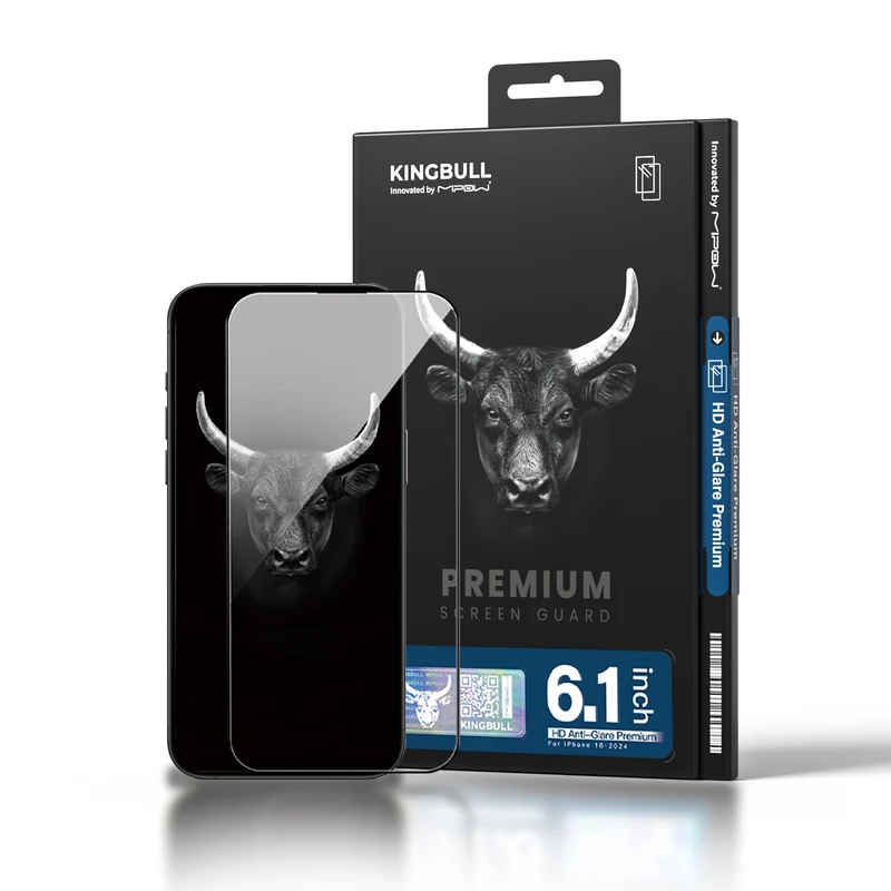 HD Anti-Glare Premium Tempered Glass for iPhone 16
