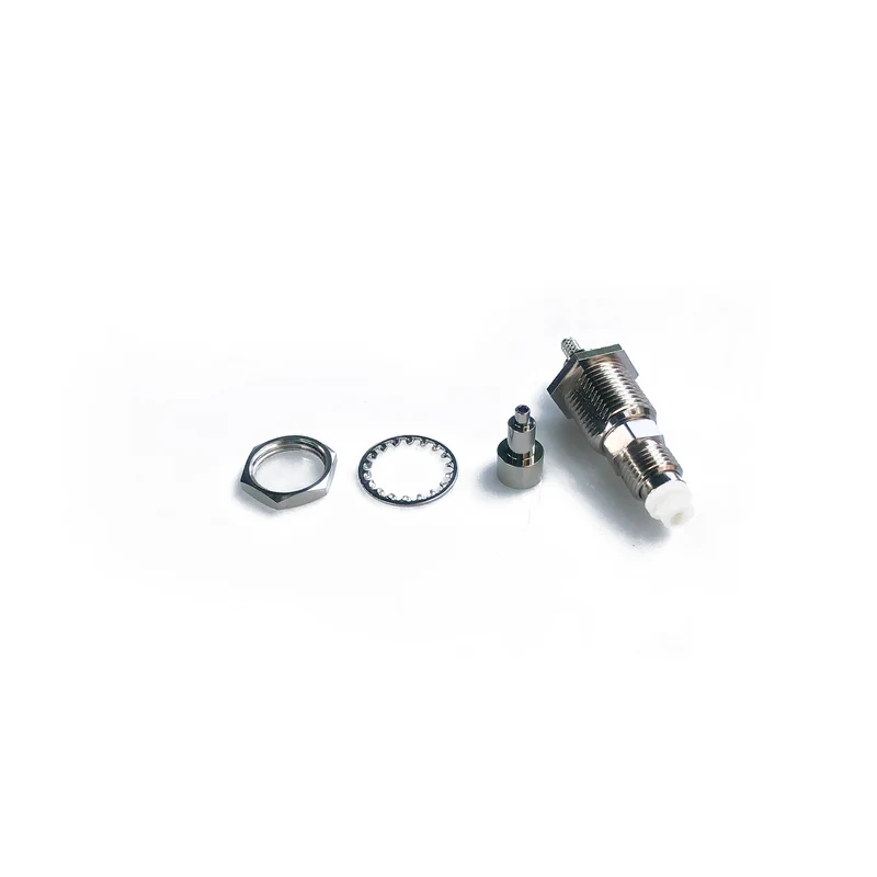 FME-24-10-I-TGG • FME CRIMP JACK BULKHEAD FOR 1.13MM CABLE