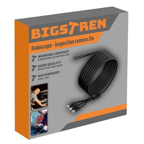 Endoscopio - telecamera di ispezione 2m Bigstren 2