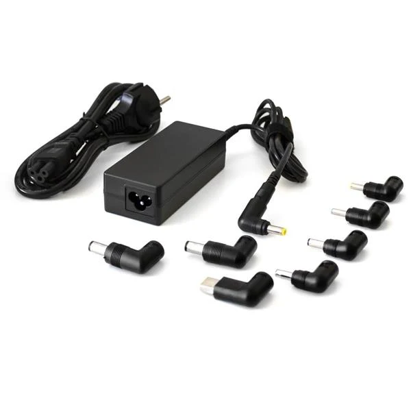 ALIMENTATORE UNIVERSALE NOTEBOOK TECHMADE 65W AFUA06 CON 8 CONNETTORI