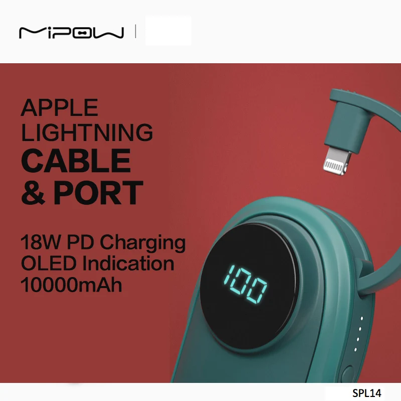 Lightning Cable/Port Power Bank