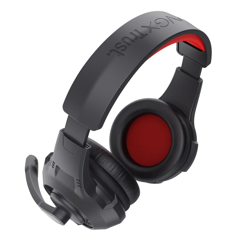 CUFFIE TRUST GAMING CON MICROFONO MULTIPIATTAF. NERO/ROSSO 3.5MM 24785