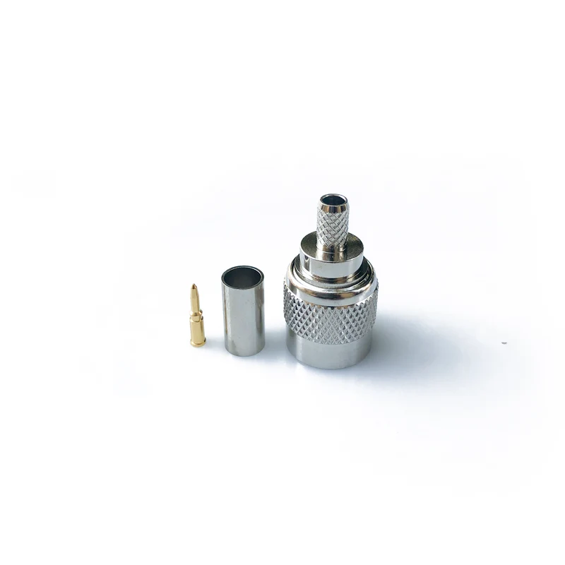 TNC-17-01-F-TGN • TNC plug straight crimp for RG58
