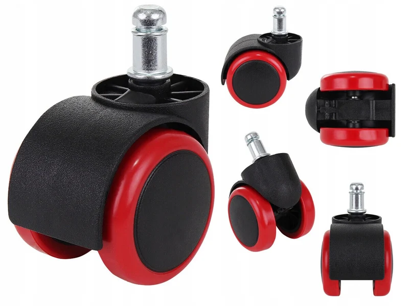 5x Rotelle per sedie da ufficio Rotelle da 11mm