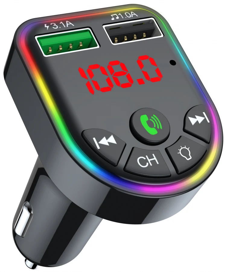 TECHMADE GEMBIRD KIT DAAUTO 3 IN 1 RADIO FM CARICATORE USB