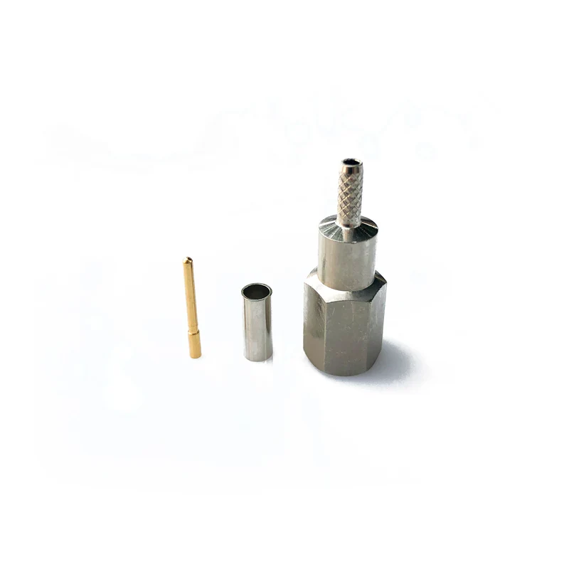 FME-23-02-L-DGN • FME plug straight crimp for RG174