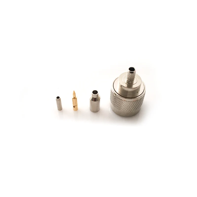 N-13-152-L-TGN • N-type plug straight crimp for RG174