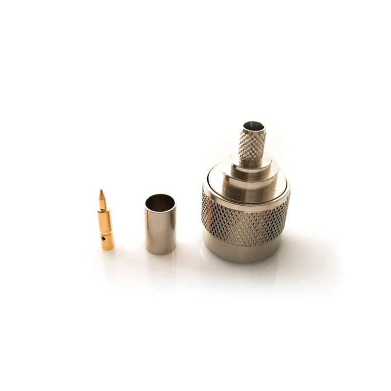 N-13-21-J-TGN • N-Type plug straight crimp for LMR240/CLF240