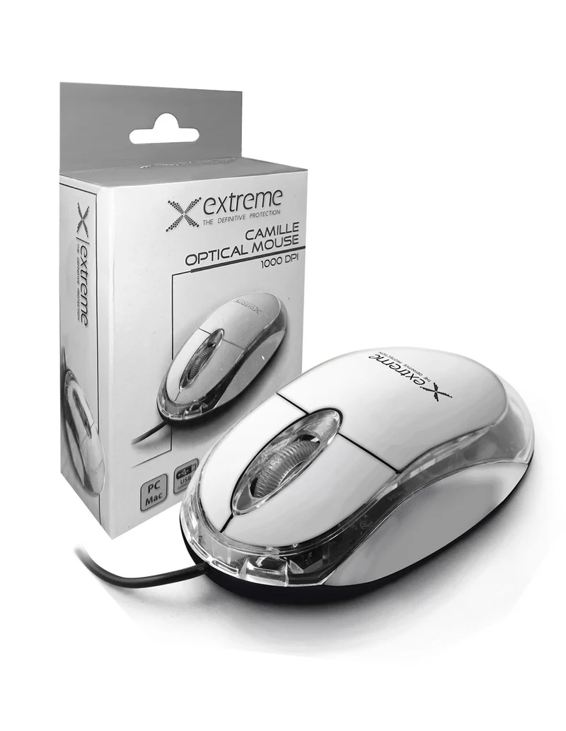 MOUSE CABLATO SENSORE OTTICO 1000DPI USB