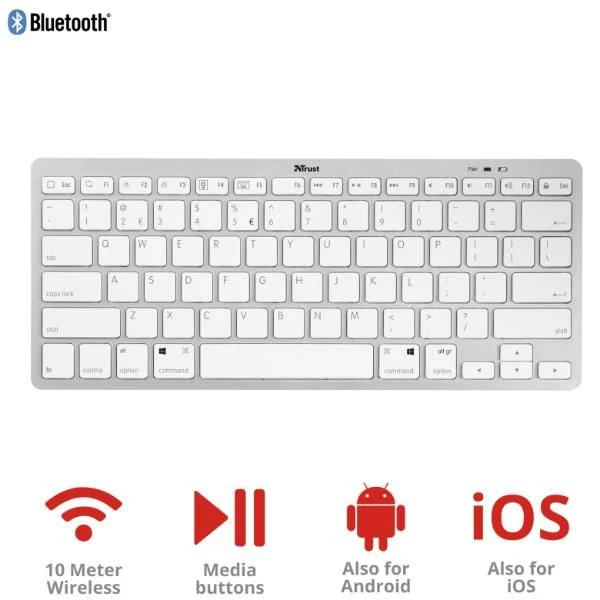 TASTIERA TRUST Bluetooth Wireless Keyboard