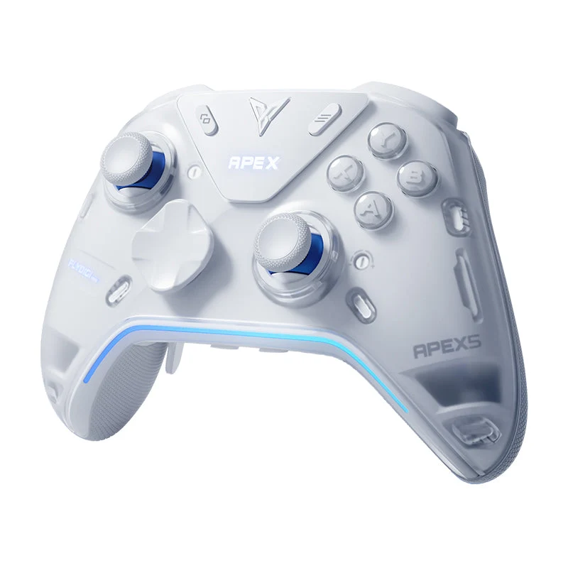 FLYDIGI APEX 5 Wireless Gaming Controller for Windows, Nintendo Switch (White)