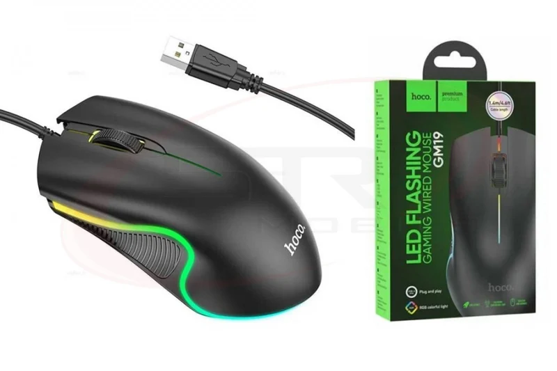 MOUSE GAMING HOCO GM19 RGB LIGHT