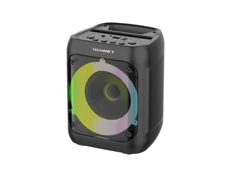 Altoparlanti stereo Bluetooth 5.0, altoparlante portatile senza fili, luci colorate, batteria da 1500 Mah