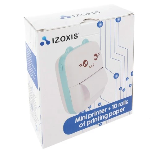 Mini stampante bluetooth portatile Izoxis con 10 Rotoli