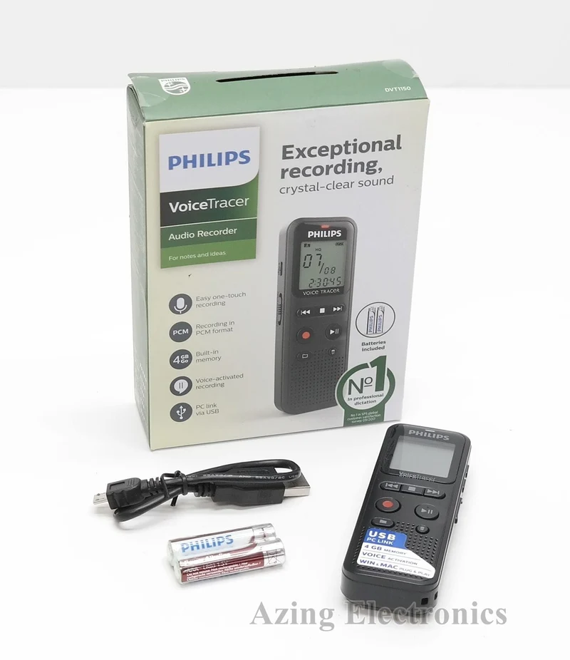 REGISTRATORE VOCALE PHILIPS DVT1150
