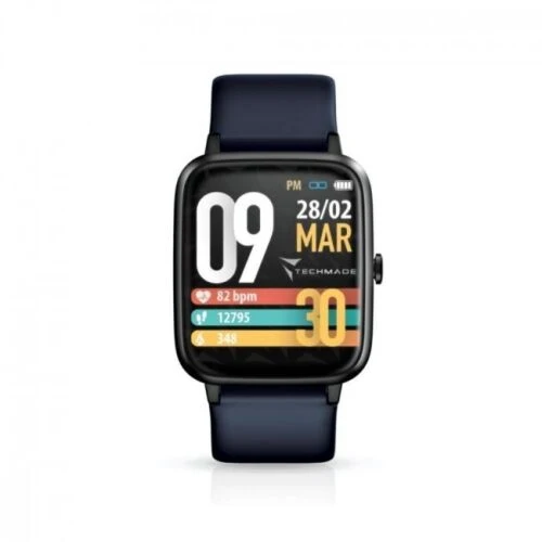 Techmade Smartwatch Move Allum. GPS 1.3" Silver+Blue