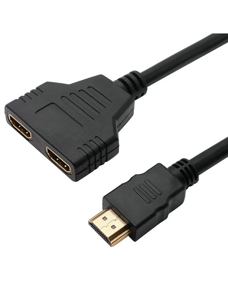 HDMI MASCHIO A 2 HDMI FEMMINA BLISTER