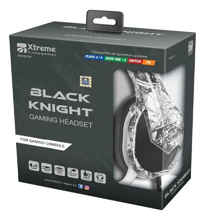 XTREME KNIGHT HEADPHONE3.5MM CONNET. PER CONSOLE