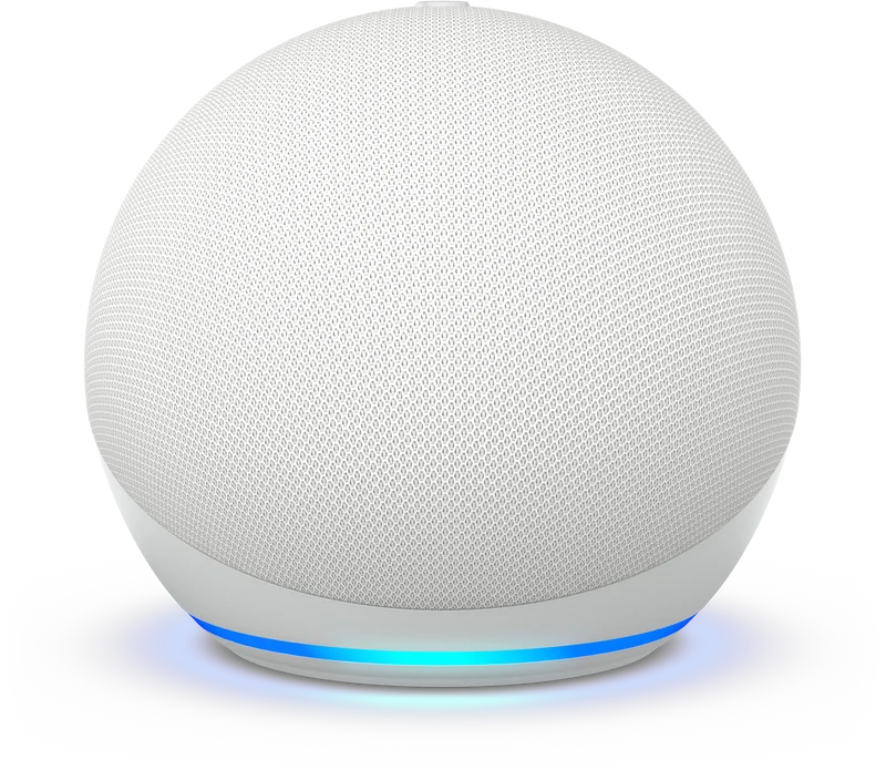 Amazon Echo Dot Smart Speaker with Alexa (Gen 5) - Glacier White
