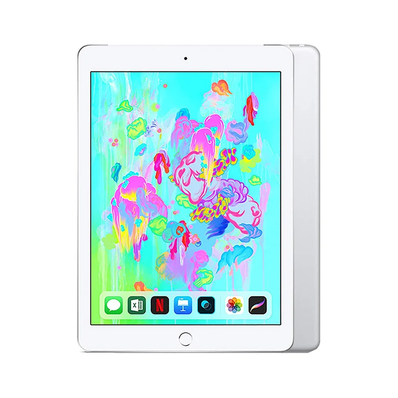 Apple iPad 6th Gen (2018) 9.7" A10 4G 128GB Silver [~Refurbished: Excellent]