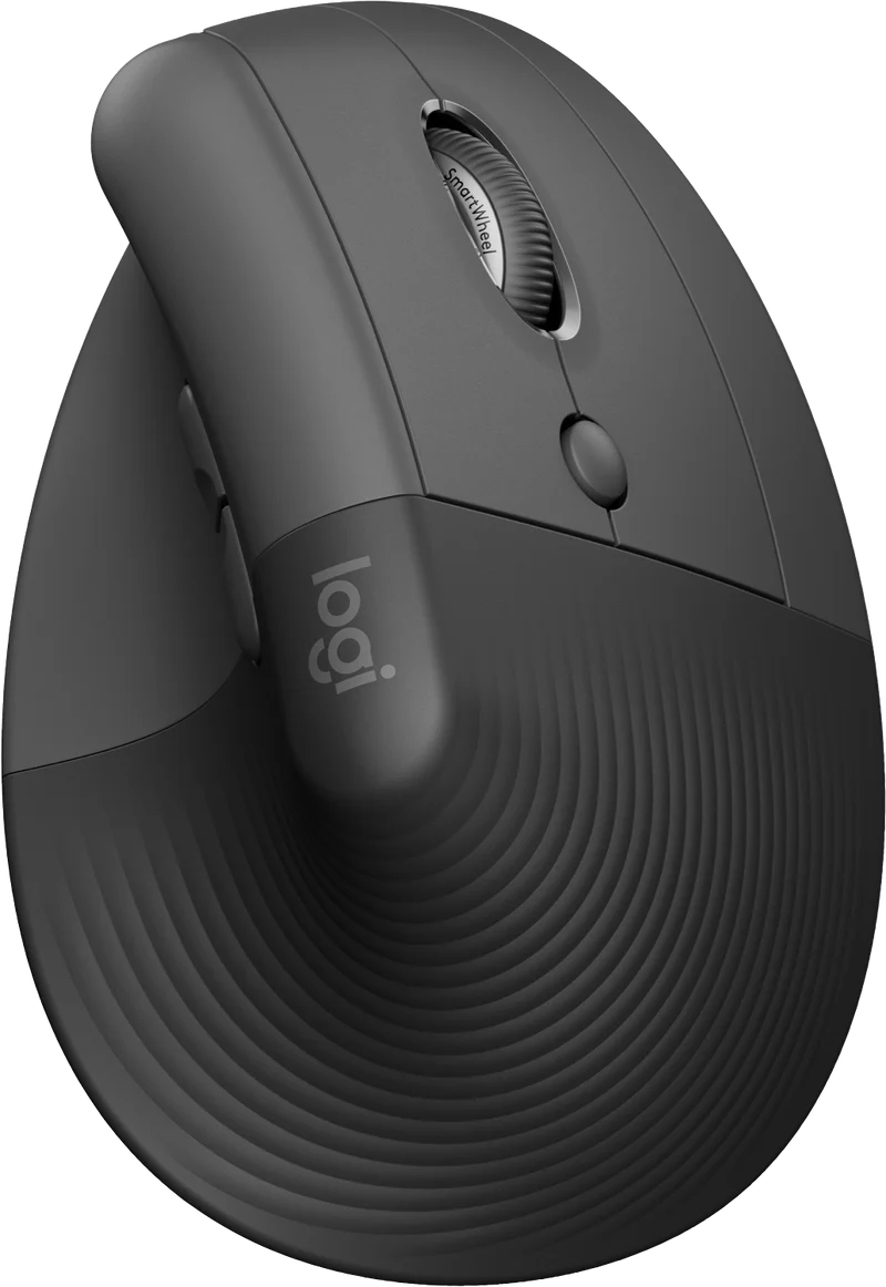 Logitech Lift Vertical Ergonomic Mouse (Graphite)