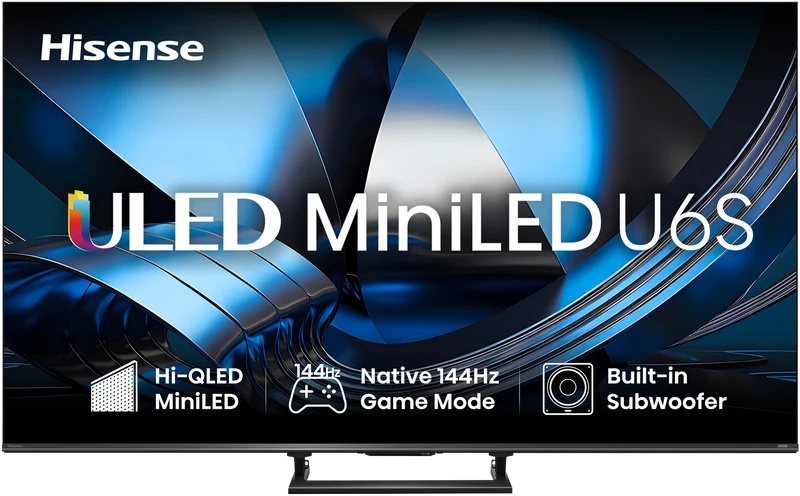 Hisense 75" U6SAU 4K ULED MiniLED Hi-QLED 144Hz Smart AI TV 2026