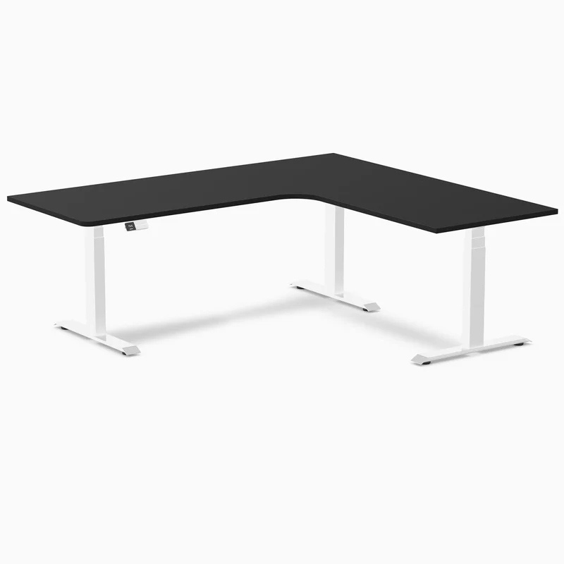 Desky Sigma L-Shape Gaming Desk Right Return 200 cm White Frame