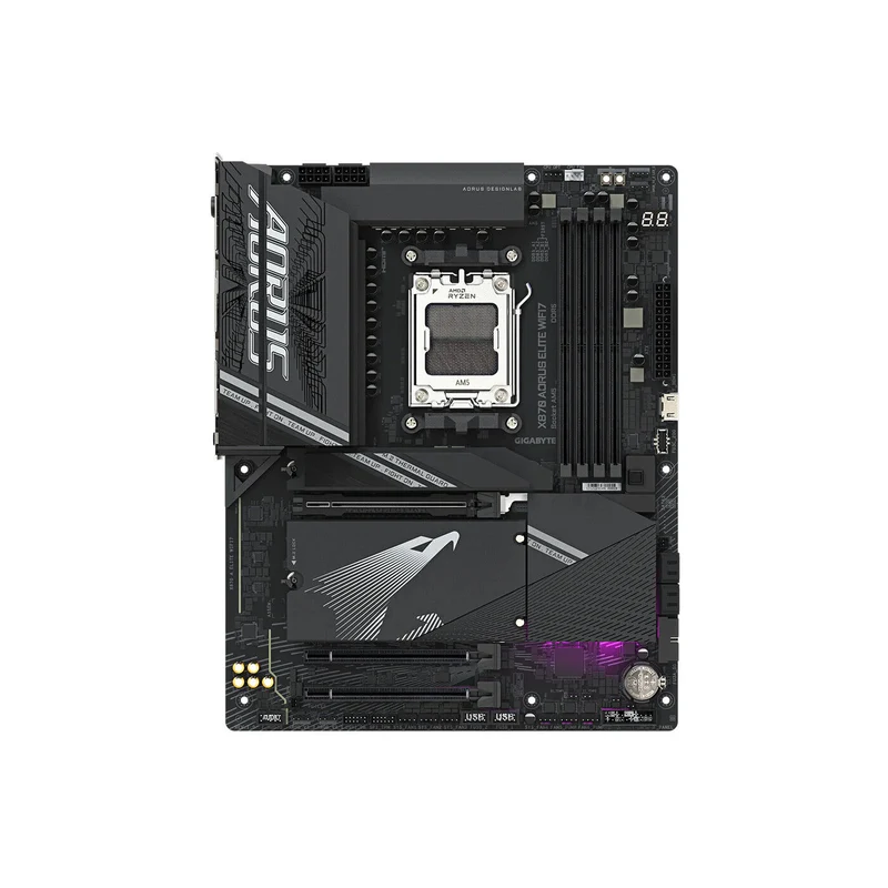 Gigabyte X870 AORUS ELITE WIFI7 AMD AM5 ATX Motherboard 4x DDR5~256GB,3x PCIe x1 -