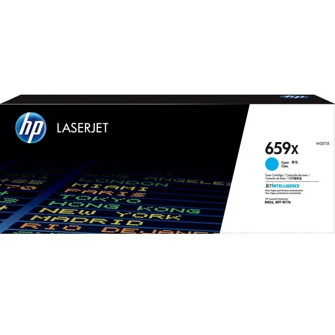 HP 659X Toner Ink Cartridge LaserJet For M776Z Original Genuine (Cyan)