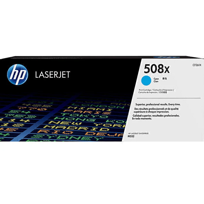 HP 508X Toner Ink Cartridge High Yield Cyan CF361X LaserJet Genuine
