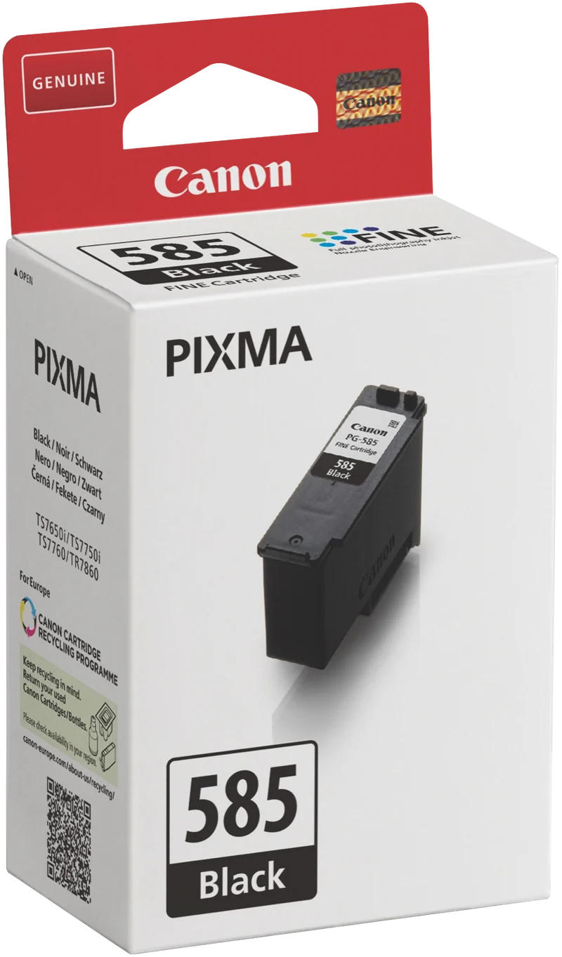 Canon PG-585 Fine Black Cartridge