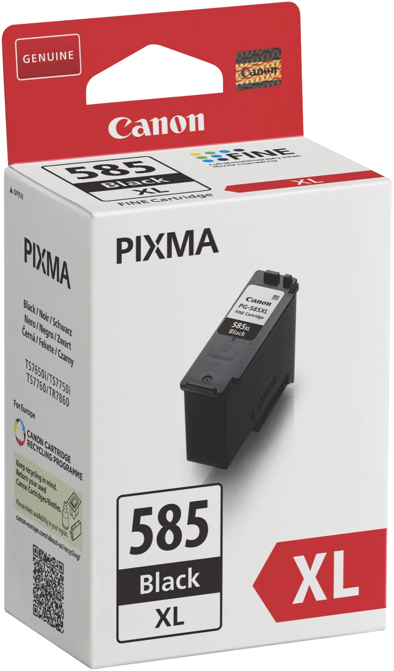 Canon PG-585XL Black FINE Cartridge