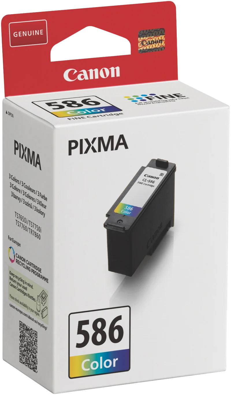 Canon CL-586 Colour FINE Cartridge