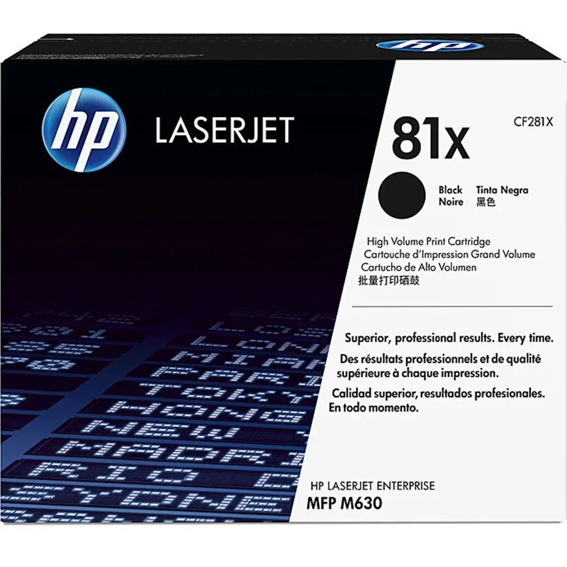 HP 81X Toner Ink Cartridge High Yield (Black)