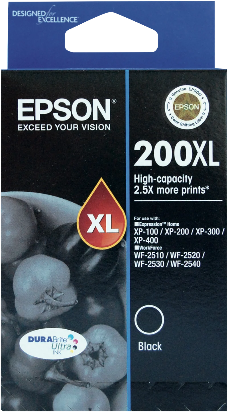 Epson 200 XL DURABrite Black Ink Cartridge