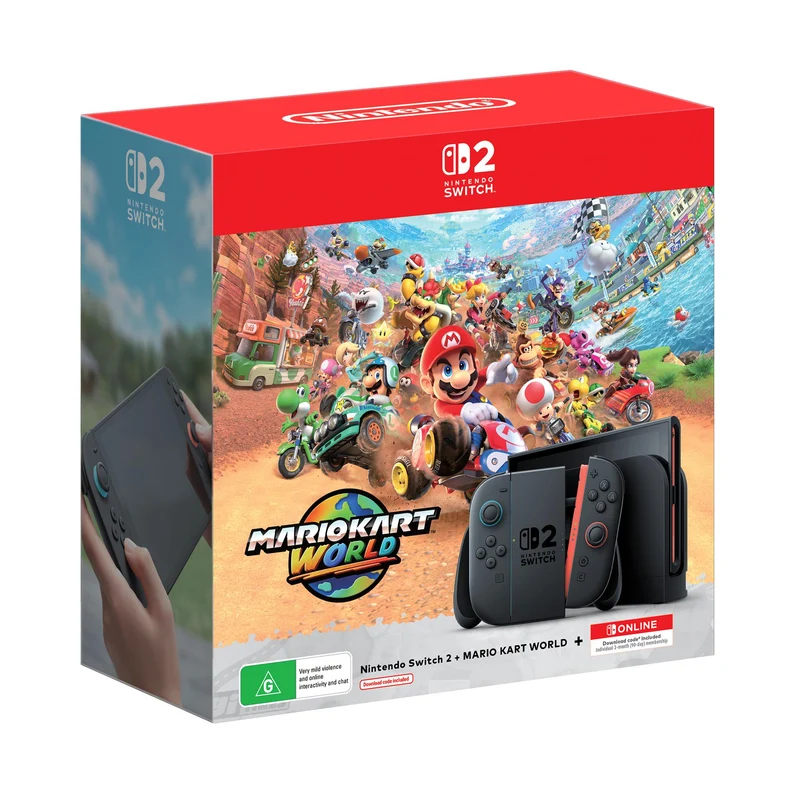 Nintendo Switch 2 Console + Mario Kart World Bundle