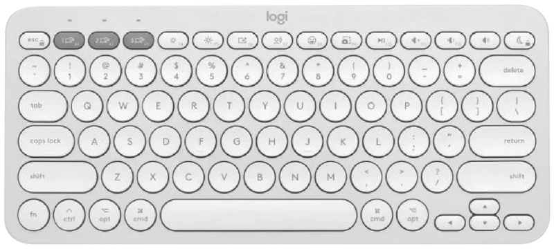 Logitech K380s Pebble Keys 2 Keyboard (White)